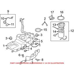 Audi Fuel Tank Sending Unit 8R0919673F